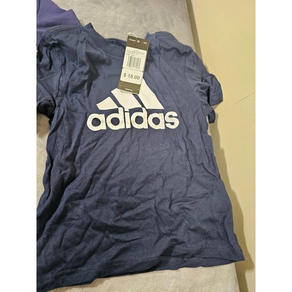 New Cat & Jack And Adidas Navy Blue T-Shirt Boys Size 4/5 Lot of 2 - Picture 4 of 5